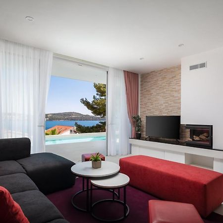 Villa Adria View With Heated Pool I Trogir Eksteriør billede