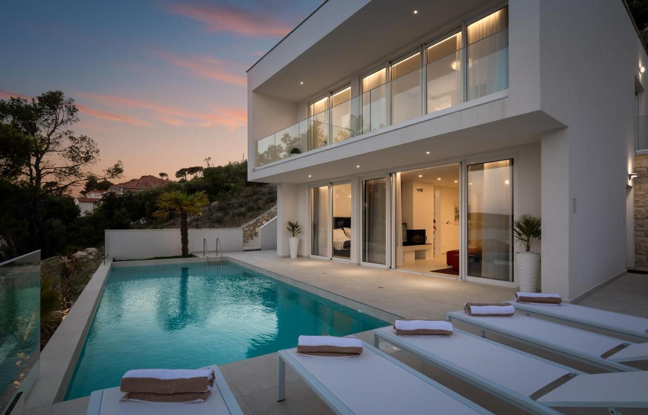 Villa Adria View With Heated Pool I Trogir Eksteriør billede