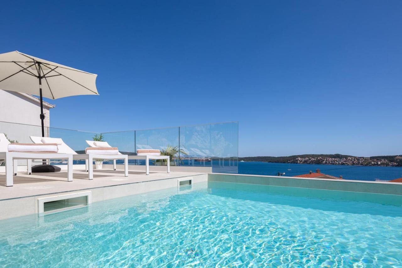 Villa Adria View With Heated Pool I Trogir Eksteriør billede