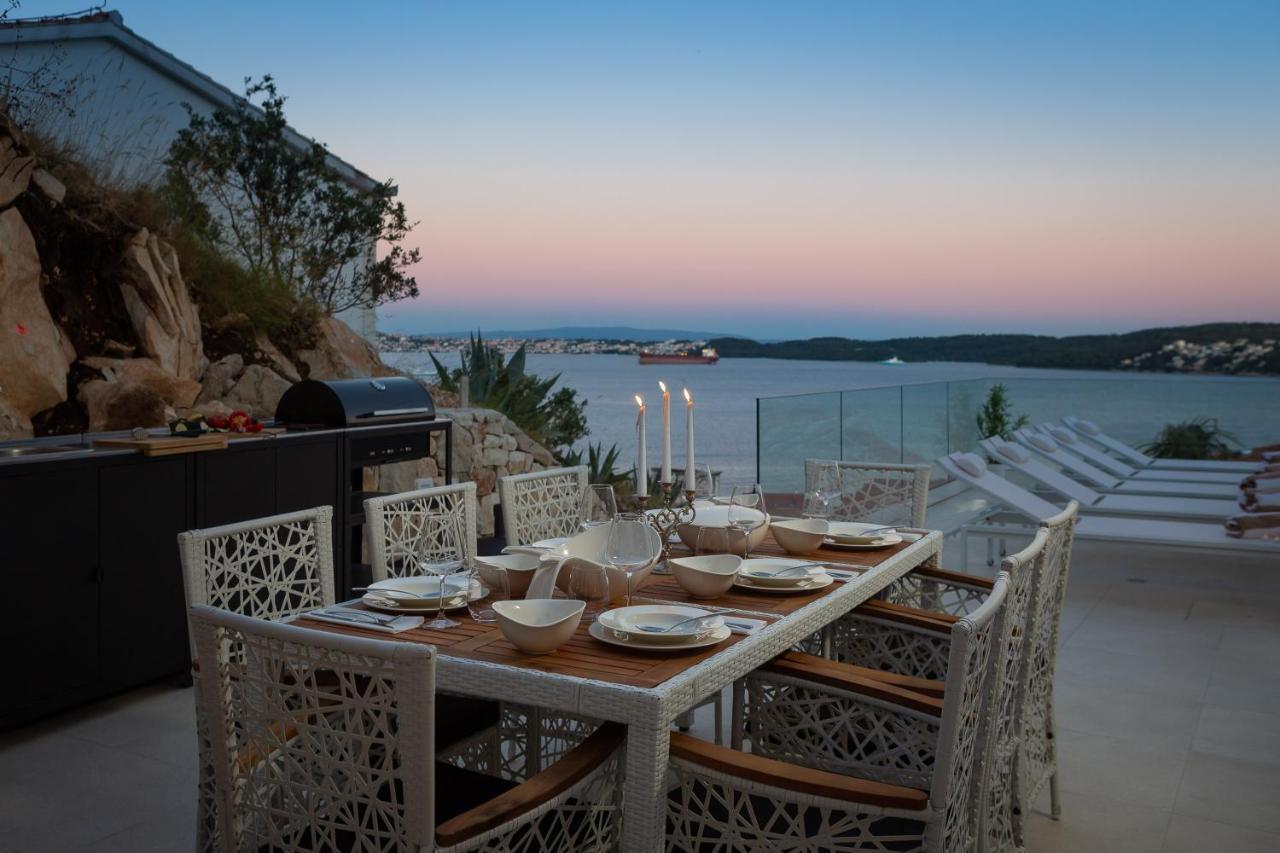 Villa Adria View With Heated Pool I Trogir Eksteriør billede