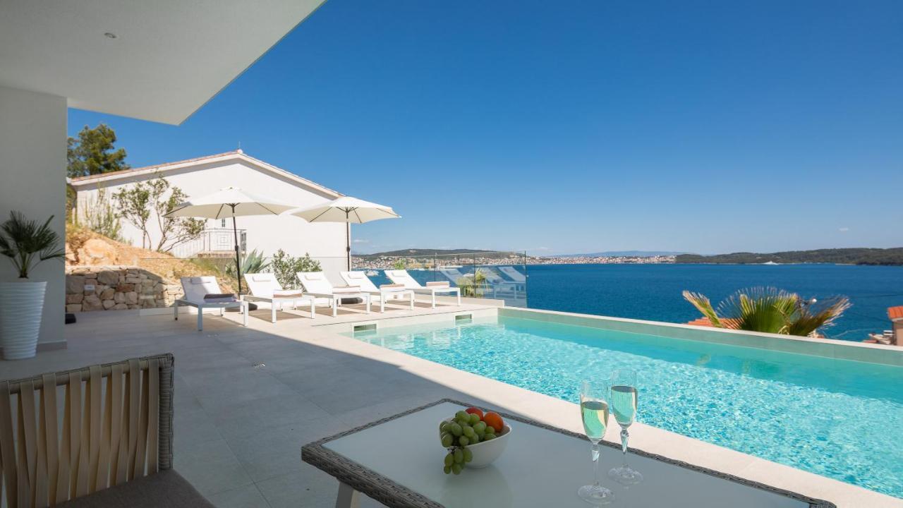 Villa Adria View With Heated Pool I Trogir Eksteriør billede